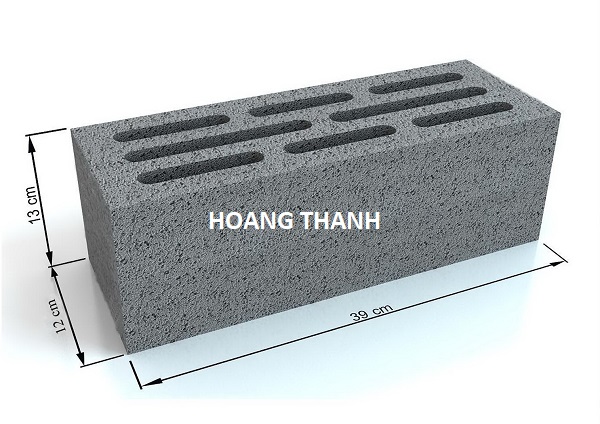 Gạch XMCL đặc xây tường 140 hoặc 120mm